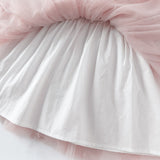 Dave&Bella Girls Pink 3D Floral Tulle Princess Dress