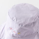 Dave&Bella Toddler Girls Grape Purple Cotton Reversible Fisherman Hats