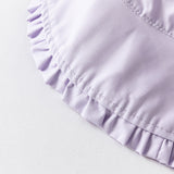 Dave&Bella Toddler Girls Grape Purple Cotton Reversible Fisherman Hats