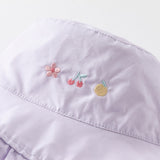 Dave&Bella Toddler Girls Grape Purple Cotton Reversible Fisherman Hats