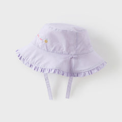 Dave&Bella Girls Autumn Grape Purple Cotton Reversible Fishernan Hat