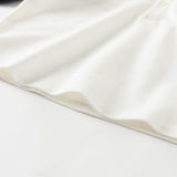 Dave&Bella Toddler Boys White Cotton Colorblock Polos