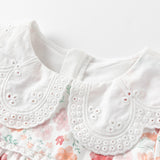 Dave&Bella Toddler Girls Smocked Sundress Cotton Playful Vintage Princess Dress