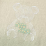 Dave&Bella Toddler Boys/Girls Versatile Light Green/Pink Lightweight Cotton T-shirt Tops