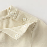 Dave&Bella Toddler Boys/Girls Versatile Light Green/Pink Lightweight Cotton T-shirt Tops