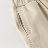 Dave&Bella Toddler Boys Light Khaki/Navy Blue Casual Wide Pants