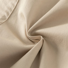 Dave&Bella Toddler Girls Classic Khaki Cotton Wide Straight-leg Pants