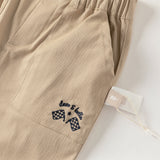 Dave&Bella Toddler Boys Khaki Soft Straight-leg Pants