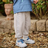 Dave&Bella Toddler Boys Grey Loose Drawstring Sports Pants