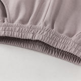 Dave&Bella Toddler Girls Purple Adjustable-waistband Outdoor Loose Pants
