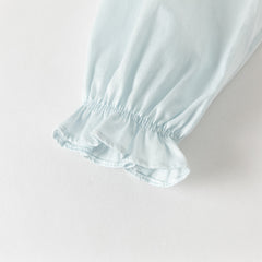 Dave&Bella Toddler Girls Chinese-style Flower Embroidery Beige Mesh Dress(wallet bag)