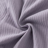 Dave&Bella Toddler Girls Purple/Light Grey Soft Stretchable Pants