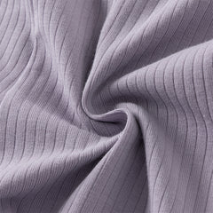 Dave&Bella Toddler Girls Purple/Light Grey Soft Stretchable Pants