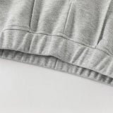Dave&Bella Toddler Girls Cute Navy Blue/Grey Straight-leg Stretchable Pants
