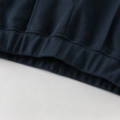 Dave&Bella Toddler Girls Cute Navy Blue/Grey Straight-leg Stretchable Pants