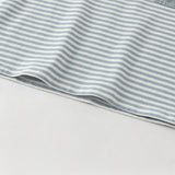 Dave&Bella Toddler Boys Blue White Striped Soft Cotton T-shirt Tops