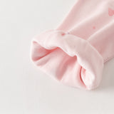 Dave&Bella Baby Girls Cute Pink Bow Print Hooded Rompers