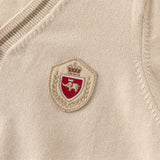 Dave&Bella Toddler Boys Casual Apricot Soft Pure Cotton Sweater Cardigans