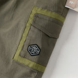 Dave&Bella Toddler Boys Army Green Cotton Casual Loose Pants