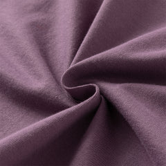 Dave&Bella Toddler Boys Purple/Beige Long Sleeve Breathable Cotton T-shirt Tops