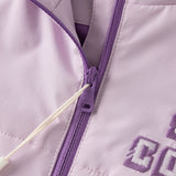Dave&Bella Toddler Boys/Girls Balck/Purple Waterproof Hooded Fleece Outdoor Jackets