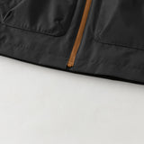 Dave&Bella Toddler Boys/Girls Balck/Purple Waterproof Hooded Fleece Outdoor Jackets