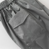 Dave&Bella Toddler Boys Versatile Khaki/Grey Adjustable Loose Pants