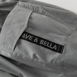 Dave&Bella Toddler Boys Versatile Khaki/Grey Adjustable Loose Pants