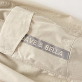 Dave&Bella Toddler Boys Versatile Khaki/Grey Adjustable Loose Pants