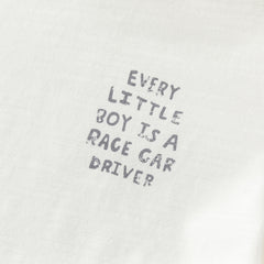 Dave&Bella Toddler Boys Blue/White Classic Round Collar Long Sleeve Cotton T-shirts