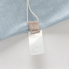 Dave&Bella Toddler Boys Blue/White Classic Round Collar Long Sleeve Cotton T-shirts