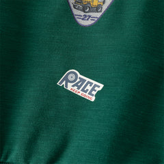 Dave&Bella Toddler Boys Green Soft  Round Collar Long Sleeve Top Pants Suits