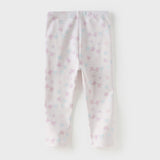 Dave&Bella Toddler Girls Summer Cute Butterfly Print/Floral Print Breathable Slim Leggings