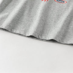 Dave&Bella Toddler Boys Grey Playful Print T-shirt Pant Suits