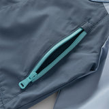 Dave&Bella Toddler Boys Blue Long Sleeve Hooded Outdoor Jackets