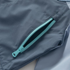 Dave&Bella Toddler Boys Blue Long Sleeve Hooded Outdoor Jackets