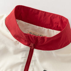 Dave&Bella Kids Boys Casual Beige Turtle Long Sleeve Jackets