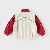 Dave&Bella Kids Boys Casual Beige Turtle Long Sleeve Jackets