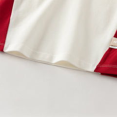 Dave&Bella Toddler Boys White Long Sleeve Comfortable Polos