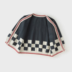 Dave&Bella Toddler Boys Grey V-neck Long Sleeve Cotton Comfortable Sweater Cardigans