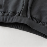 Dave&Bella Toddler Boys Versatile Carbon Black Loose Drawstring Pants