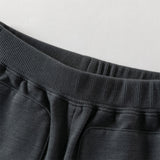 Dave&Bella Toddler Boys Versatile Carbon Black Loose Drawstring Pants