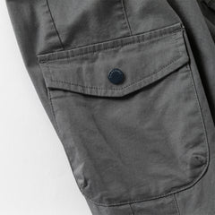 Dave&Bella Toddler Boys Dark Grey/Khaki Loose Comfortable Adjustable-waistband Pants