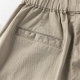 Dave&Bella Toddler Boys Dark Grey/Khaki Loose Comfortable Adjustable-waistband Pants