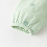 Dave&Bella Toddler Girls Grey Green Adorable Flower Embroidery Princess Mesh Dress
