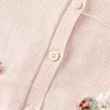 Dave&Bella Toddler Girls Sweet Pink Cotton Lightweight Casual Sweater Cardigans