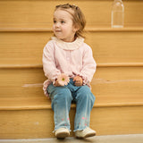 Dave&Bella Toddler Girls Sweet Pink Cotton Lightweight Casual Sweater Cardigans