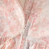 Dave&Bella Toddler Girls Sweet Pink Floral Outwear Hooded Lightweight Jackets