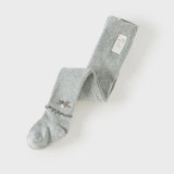 Dave&Bella Kids Girls Grey/Beige Cute Bow Slim Stretchable Footed Tights