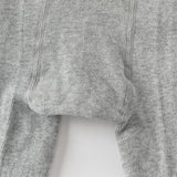 Dave&Bella Kids Girls Grey/Beige Cute Bow Slim Stretchable Footed Tights